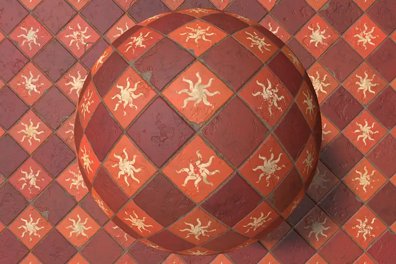Free Medieval Floor Tile Material Asset Thumbnail