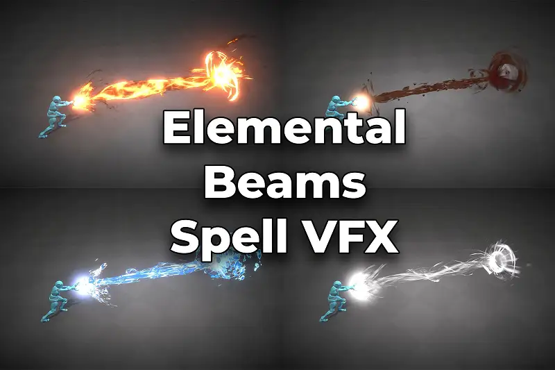 Elemental Beams Spell Effects VFX Asset Thumbnail