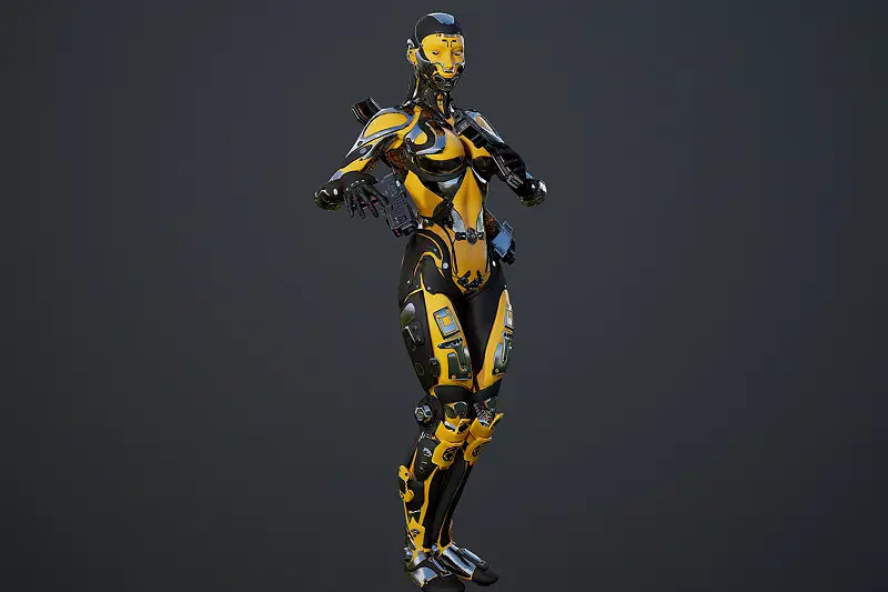 Robot Girl Remake Asset Thumbnail