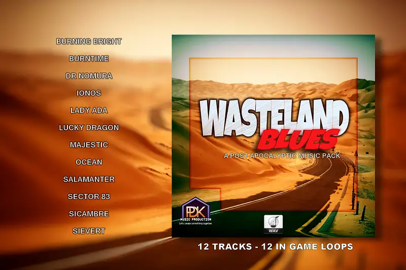 Wasteland Blues (a post-apocalyptic music pack) Asset Image