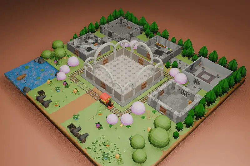 Low Poly Dungeon Map Pack Asset Thumbnail