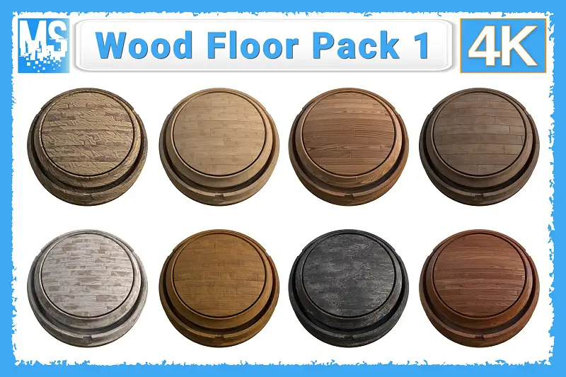 4K Wood Floor PACK 1 Asset Thumbnail