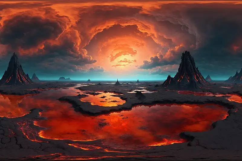 Lava World Panoramas for Unity Asset Image