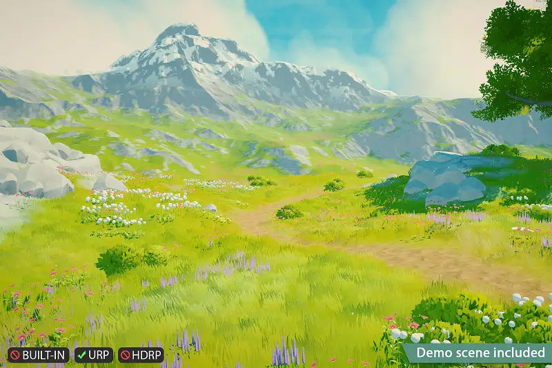 Stylized Grass Shader Asset Thumbnail
