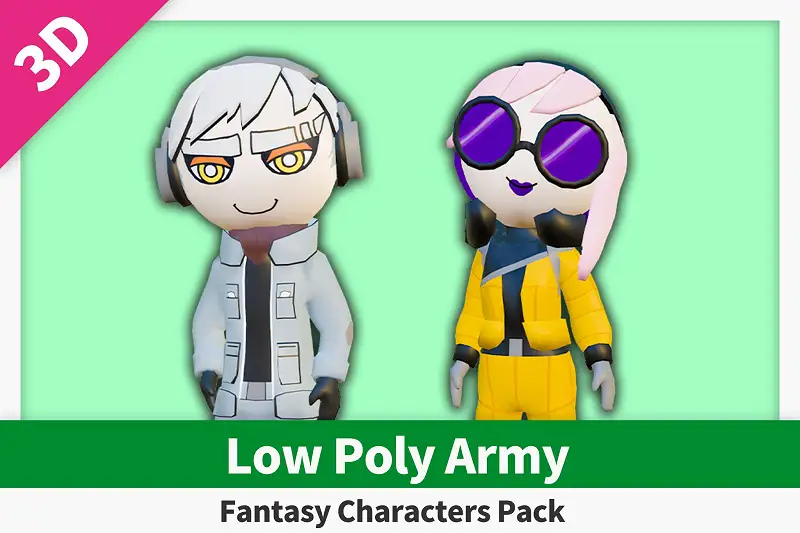 Low Poly Army - Fantasy Characters Pack Asset Thumbnail