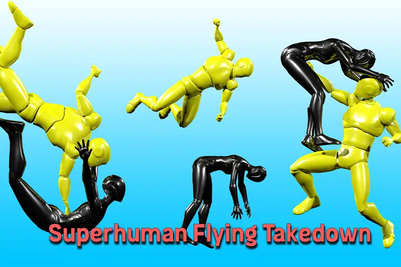 Superhuman Flying Takedown Pack Asset Thumbnail