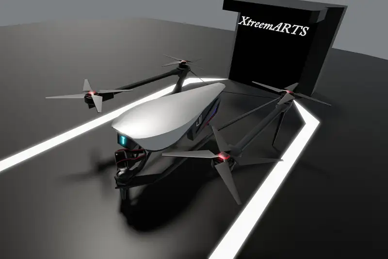 Futuristic Drone Simulator Asset Asset Thumbnail