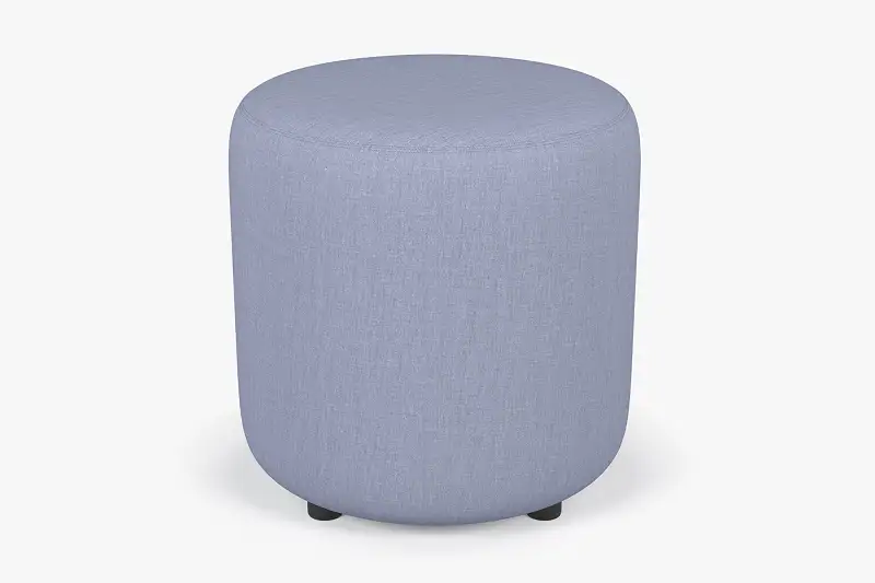 Round Fabric Ottoman Asset Thumbnail
