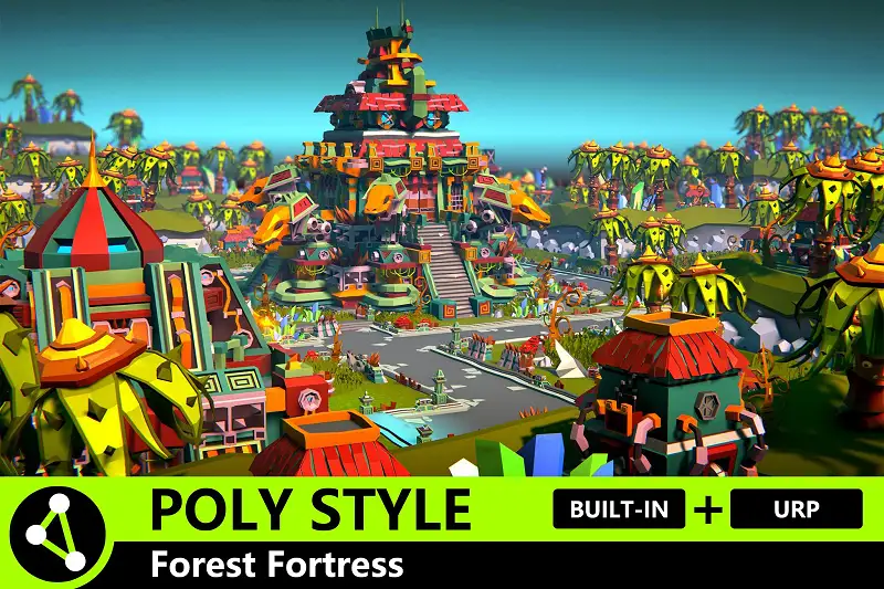 Sci-Fi Forest Fortress Package Asset Thumbnail