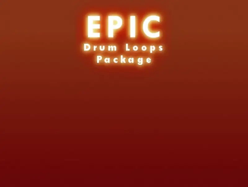 Epic Drum Loops Package Asset Thumbnail