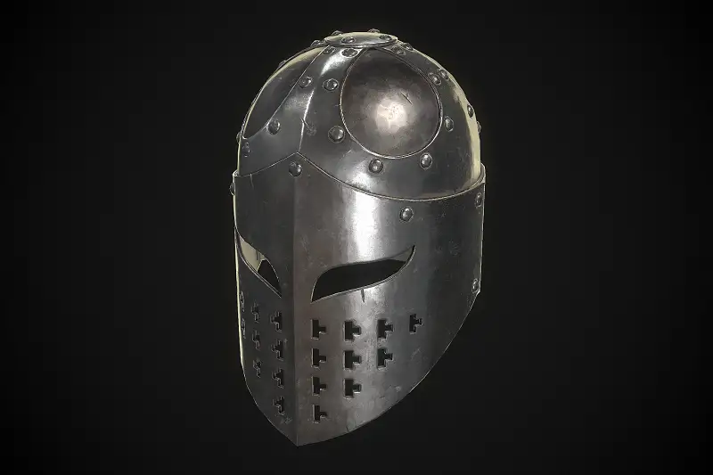 Knight Helmet 02 Asset Thumbnail