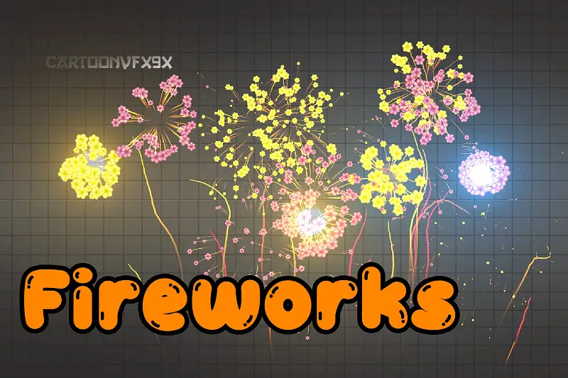 Fireworks Effect Pack for Mobile Games Asset Thumbnail
