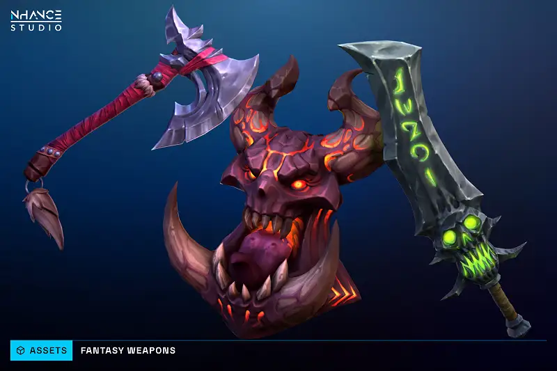 Stylized Fantasy Weapons Pack Asset Thumbnail
