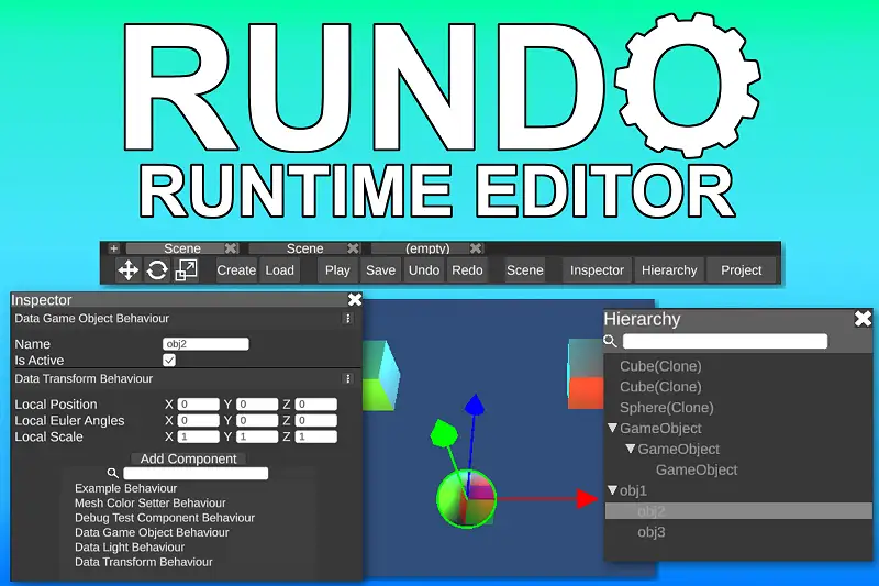 Runtime Editor for Unity Asset Thumbnail