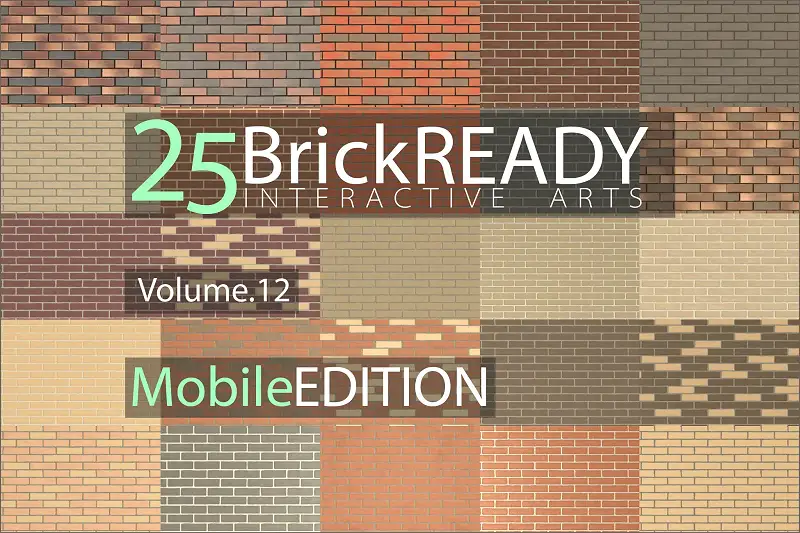 25 Brick Materials Ready, Volume. 12 Asset Thumbnail