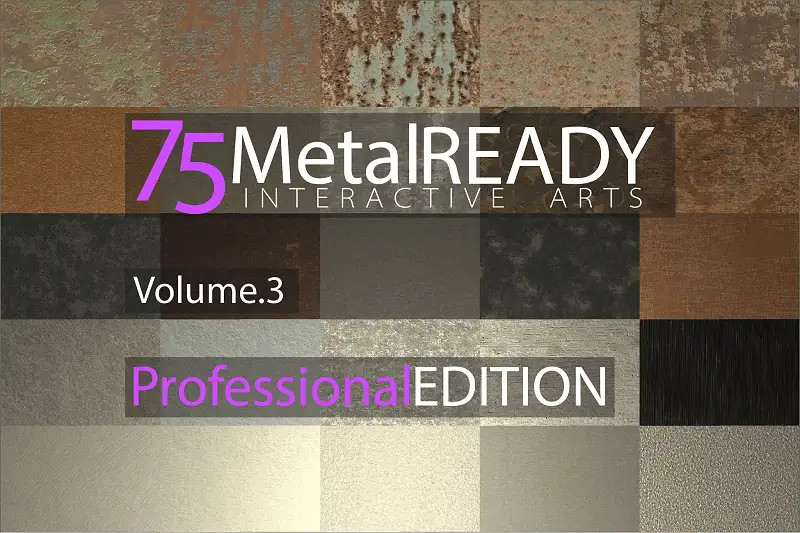 75 Metal Materials Ready, Volume. 3 Asset Thumbnail