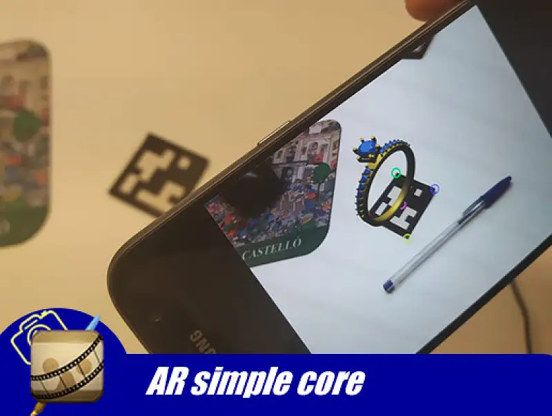 AR Marker Simple Core Augmented Reality Asset Thumbnail